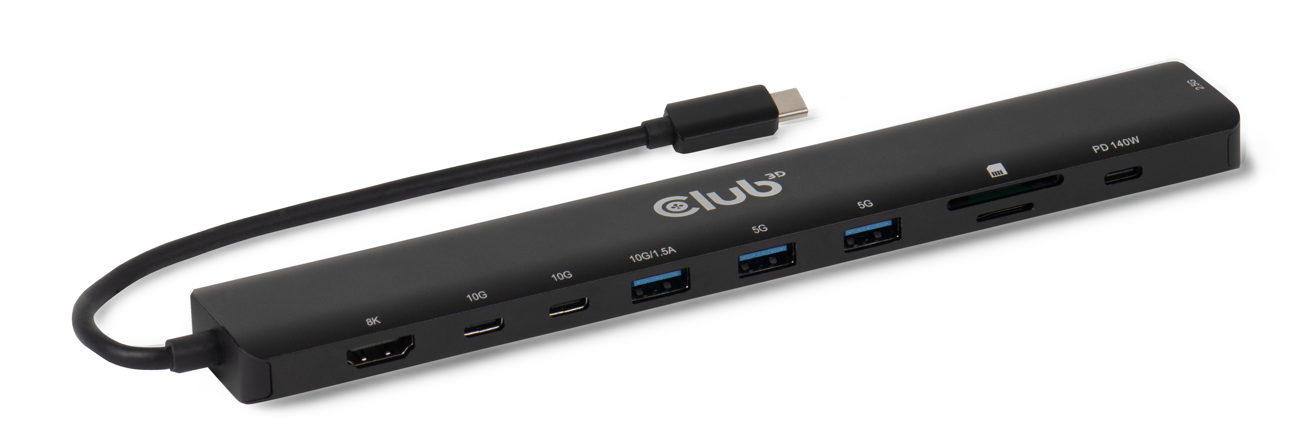 Club3D USB-C 10-in-1 140 W Docking Station (CSV-2550)