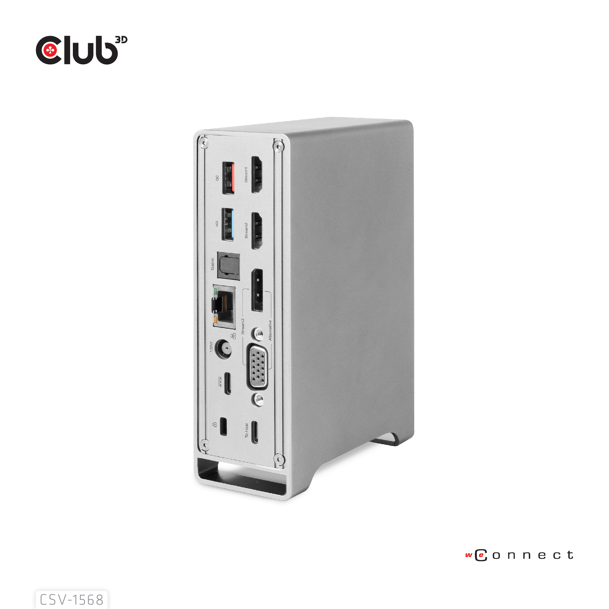 Club3D USB-C 100 W Docking Station (CSV-1568)