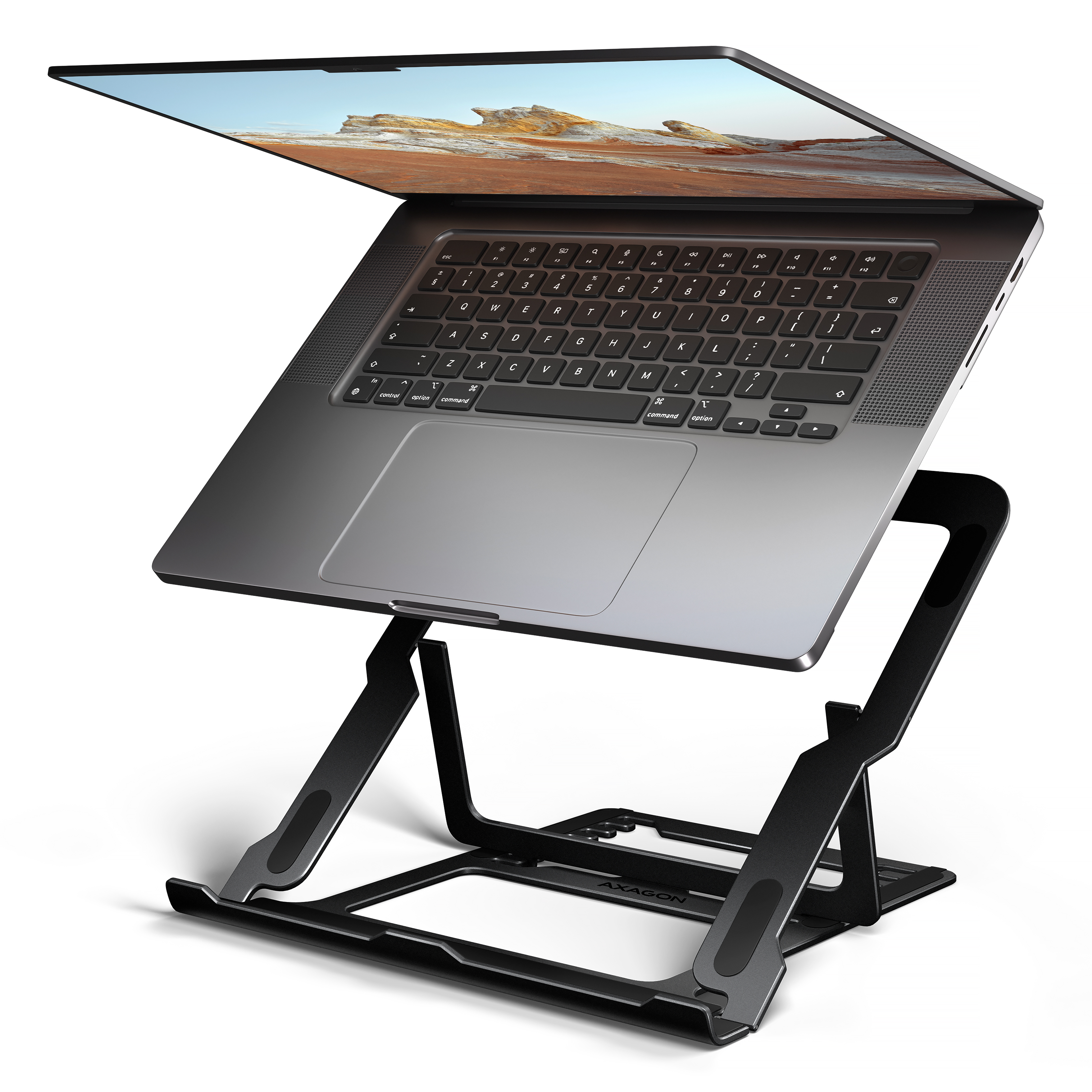 AXAGON Notebook Accessory Stand 10"-17.3" Aluminum Black (STND-LAB)