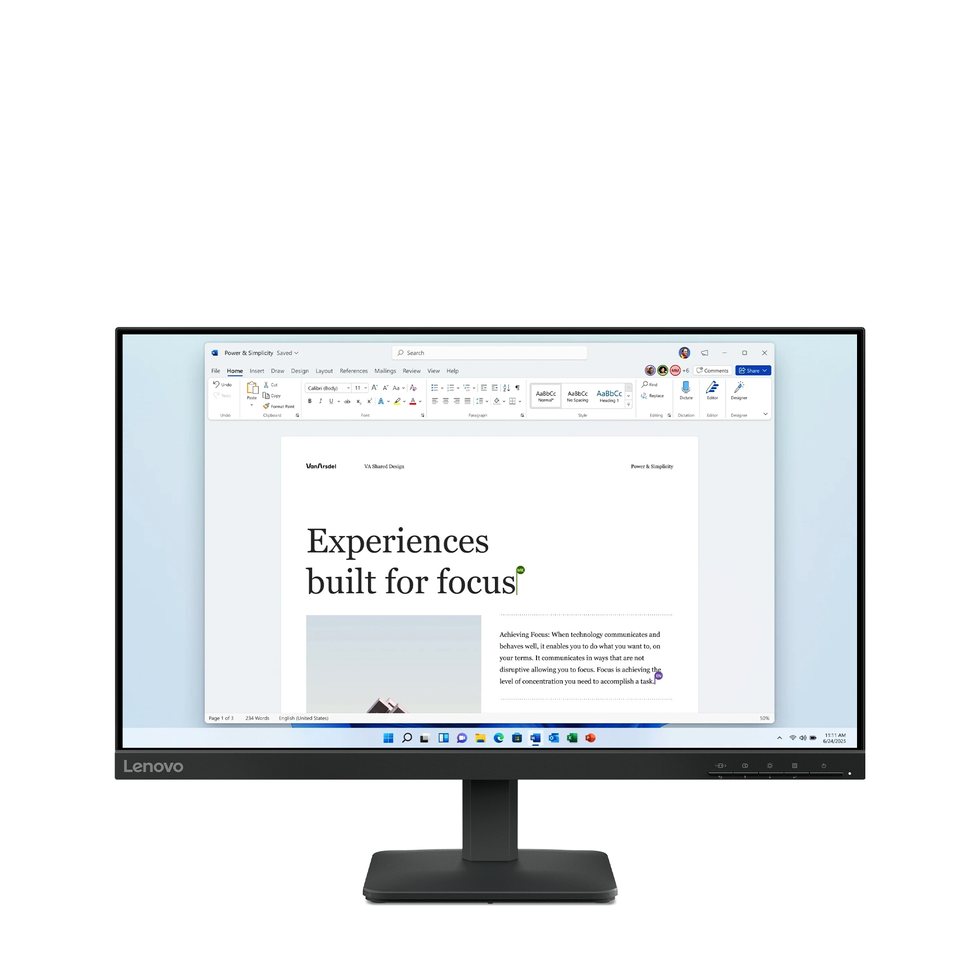 Lenovo L24-4e 23.8in IPS FHD Monitor